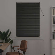 Vidaxl venetiaanse jaloezie zwart 175 x 90 cm 25 mm aluminium - afbeelding 3