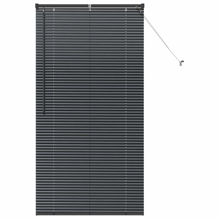 Vidaxl venetiaanse jaloezie zwart 175 x 90 cm 25 mm aluminium