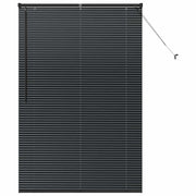 Vidaxl venetiaanse jaloezie zwart 175 x 110 cm 25 mm aluminium - afbeelding 2