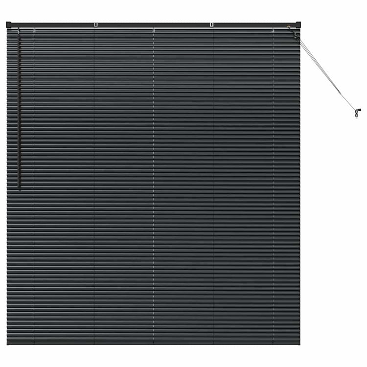 Vidaxl venetiaanse jaloezie zwart 175 x 155 cm 25 mm aluminium