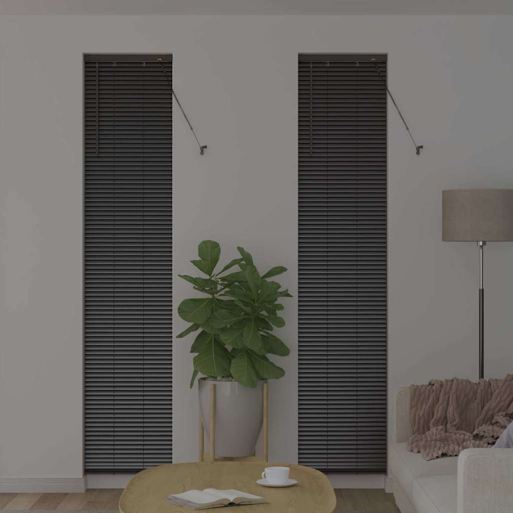 Vidaxl venetiaanse jaloezieën zwart 220 x 50 cm aluminium