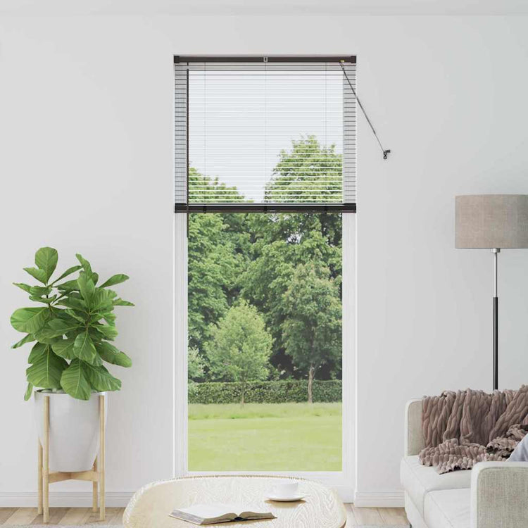 Vidaxl venetiaanse jaloezie zwart 220 x 85 cm 25 mm aluminium
