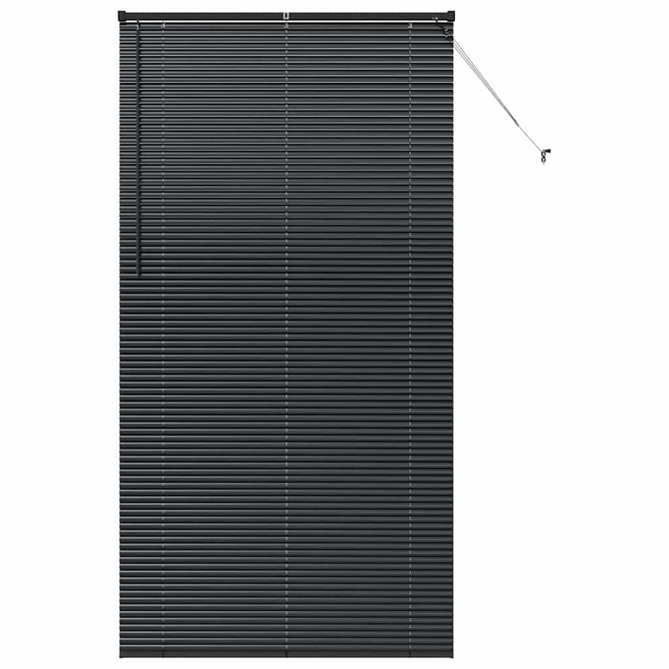 Vidaxl venetiaanse jaloezie zwart 220 x 110 cm 25 mm aluminium
