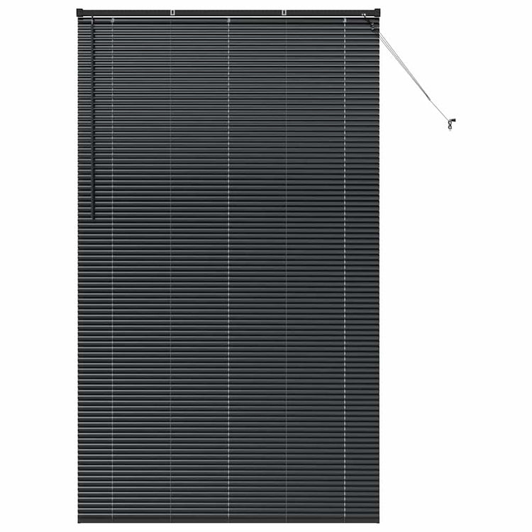 Vidaxl venetiaanse jaloezie zwart 220 x 130 cm 25 mm aluminium