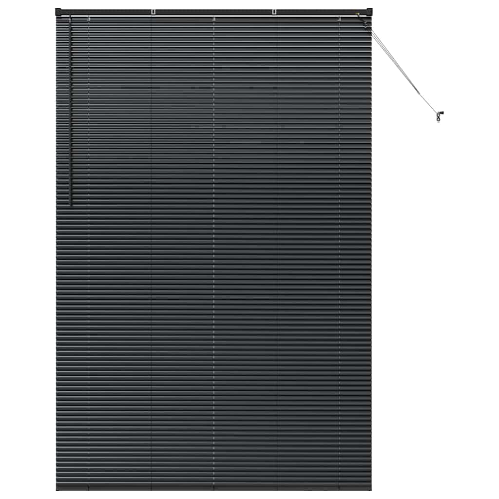 Vidaxl venetiaanse jaloezieën zwart 220x150cm aluminium