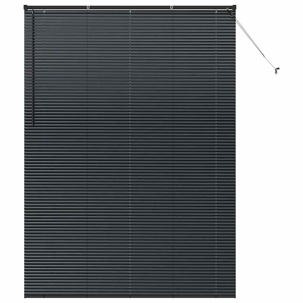 Vidaxl venetiaanse jaloezieën zwart 220 x 160 cm aluminium