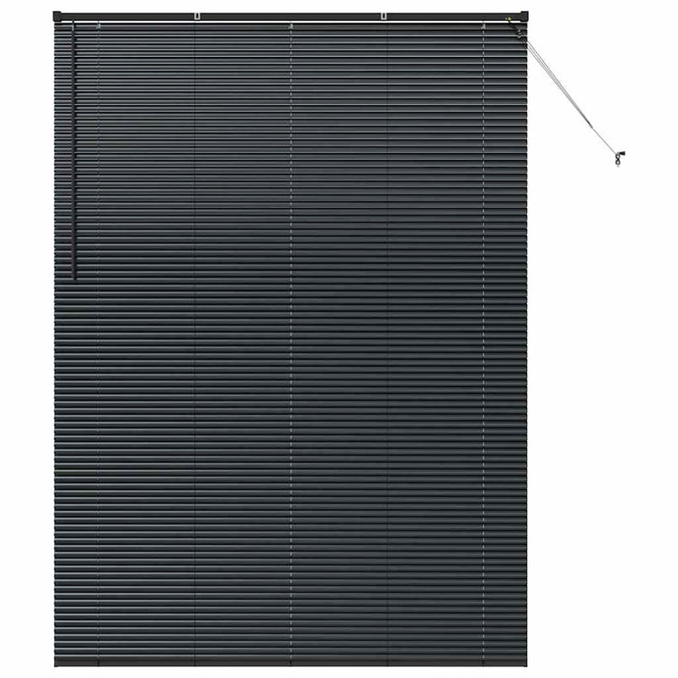 Vidaxl venetiaanse jaloezieën zwart 220 x 160 cm aluminium