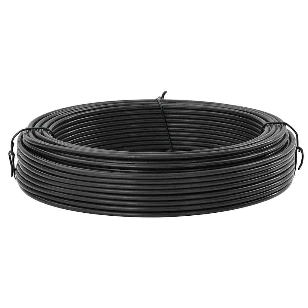 Vidaxl hek binddraad antraciet 25 m pvc