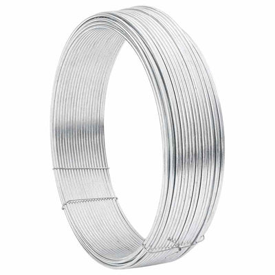 Vidaxl hek binddraad zilver 25 m warm verzinkte draad