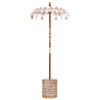 Vidaxl balinese parasol met basis crème 95 x 95 x 260 cm