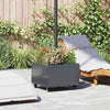 Vidaxl parasolvoet antraciet 45 x 45 x 45 cm staal
