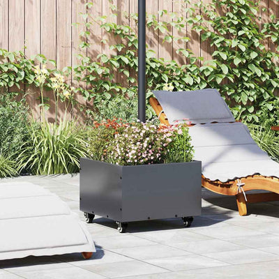 Vidaxl parasolvoet antraciet 45 x 45 x 45 cm staal