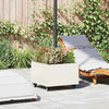 Vidaxl parasolvoet wit 45 x 45 x 45 cm staal