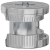 Vidaxl cam lock moeren 12 pcs zilver 12 x 10 mm staal