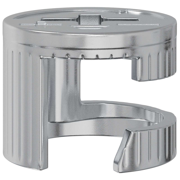 Vidaxl cam lock moeren 2 st zilver 15 x 11,5 mm metaal