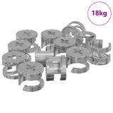 Vidaxl cam lock moeren 4000 st zilver metaal - afbeelding 2