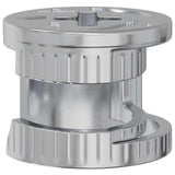 Vidaxl cam lock moeren 4000 st zilver metaal - afbeelding 3