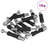 Vidaxl cam lock bout 4000 st zilver en zwart metaal - afbeelding 2