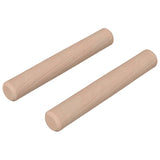 Vidaxl houten dowels 2 st naturel ø 6 x 40 mm massief hout - afbeelding 2