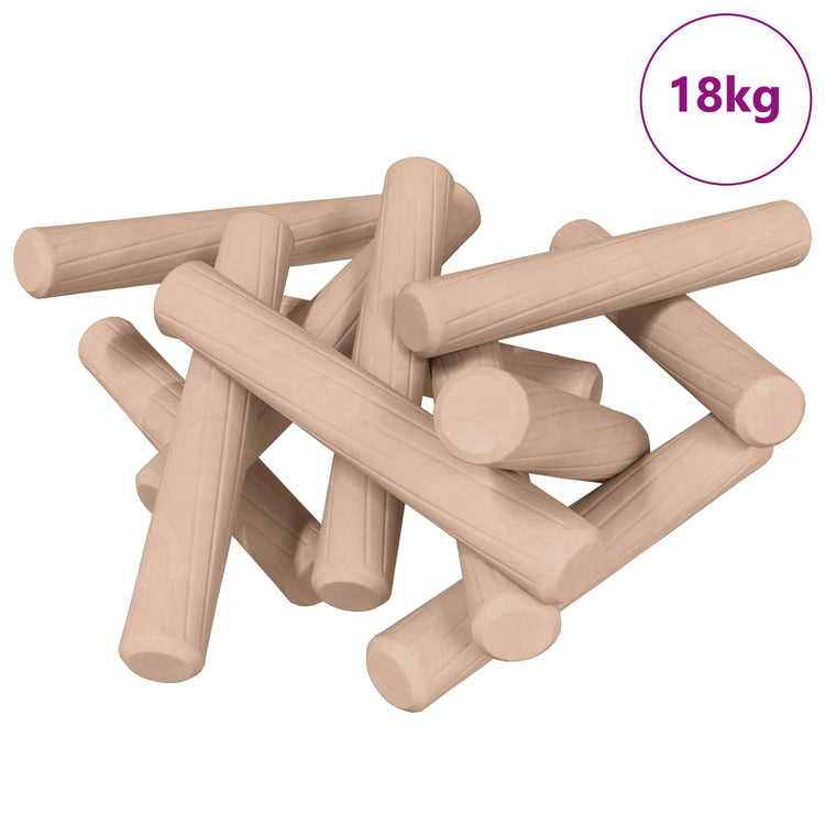 Vidaxl houten dowels 24000 st bruin massief hout