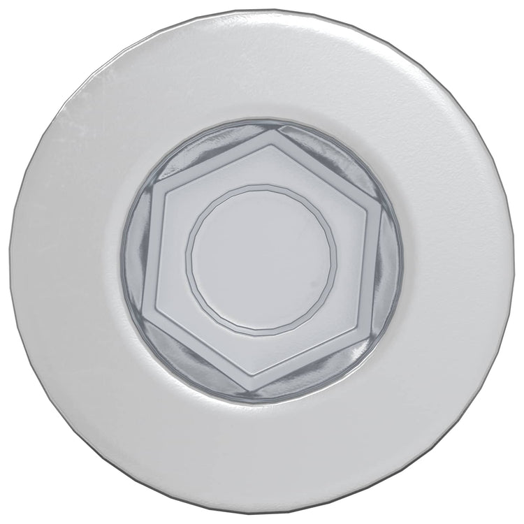 Vidaxl hoofdkapbout 12 st zilver m7 x 40 mm staal