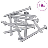 Vidaxl meubelschroeven 1400 st zilver staal - afbeelding 2