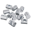 Vidaxl barrelmoeren 12 pcs zilver m6 x 13 mm metaal