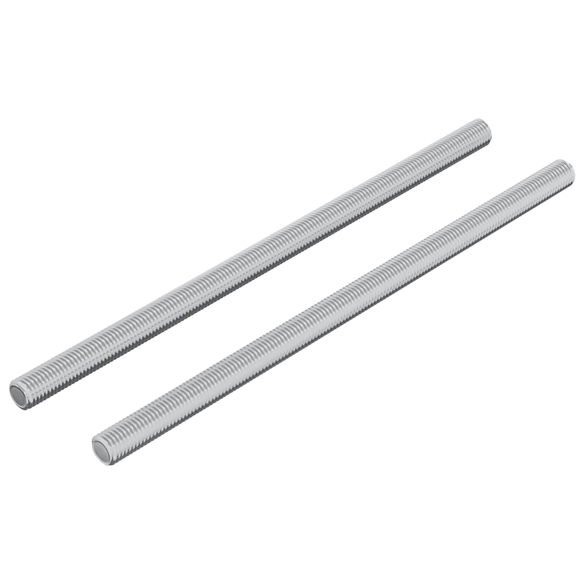 Vidaxl draadstaaf 2 st zilver 6 x 120 mm staal
