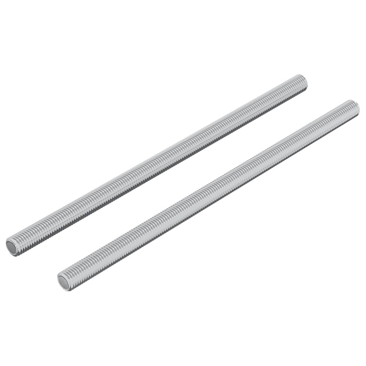 Vidaxl draadstaaf 2 st zilver 6 x 120 mm staal