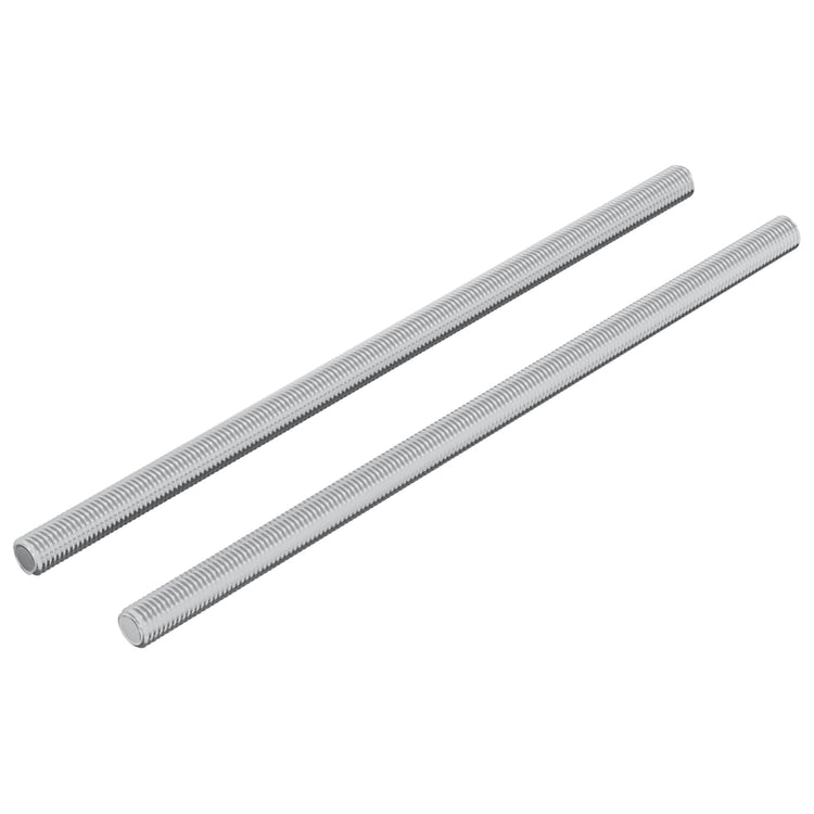 Vidaxl draadstaaf 2 st zilver 6 x 135 mm staal