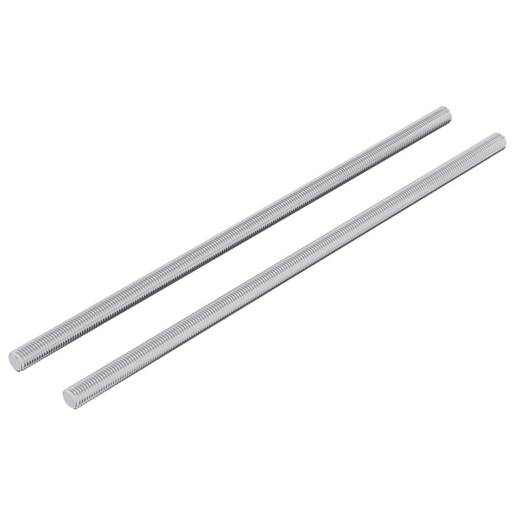 Vidaxl draadstaaf 2 st zilver 6 x 170 mm staal