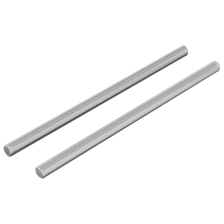 Vidaxl schroefdraadstangen 2 st zilver m6 x 120 mm metaal