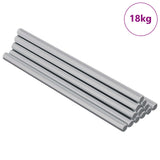 Vidaxl schroefdraadstangen 900 st zilver metaal - afbeelding 2