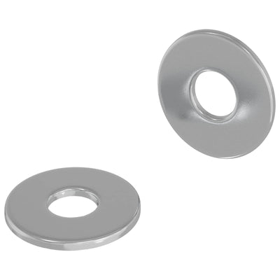 Vidaxl washers 2 st zilver 12 x 12 x 1,2 cm ijzer