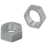 Vidaxl zeshoekige moer 2 st zilver m6 metaal - afbeelding 2