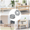 Vidaxl zeshoekige moeren 2 pcs zilver m8 ijzer