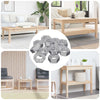 Vidaxl zeshoekige moer 12 pcs zilver m6 ijzer