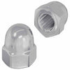 Vidaxl eikelnuts 2 pcs zilver 12,8 x 12,8 x 6,5 cm staal