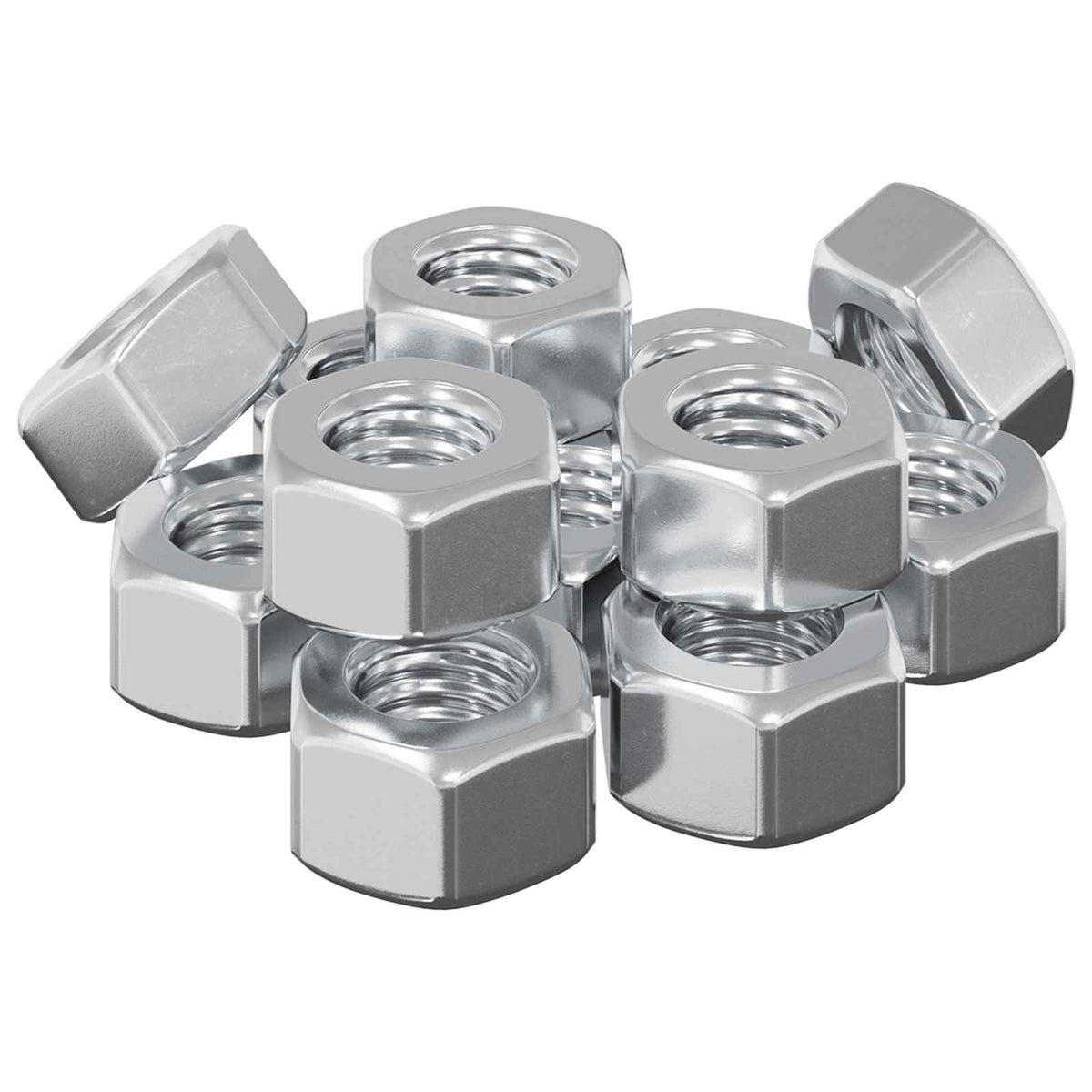 Vidaxl eikelnuts 12 pcs zilver 12,8 x 12,8 x 6,5 cm ijzer