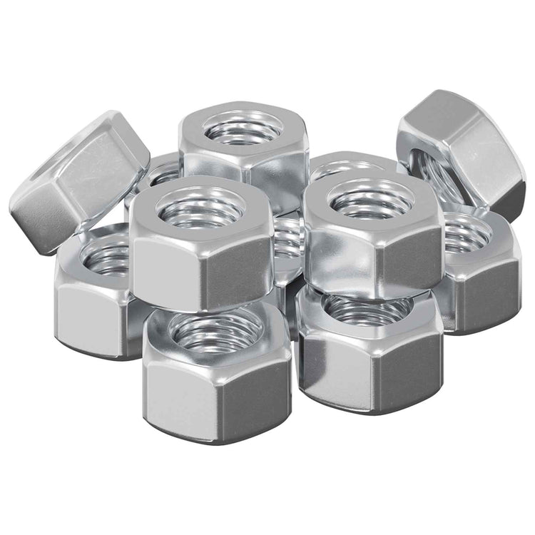 Vidaxl eikelnuts 12 pcs zilver 12,8 x 12,8 x 6,5 cm ijzer