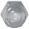 Vidaxl eikelnuts 12 pcs zilver 12,8 x 12,8 x 6,5 cm ijzer
