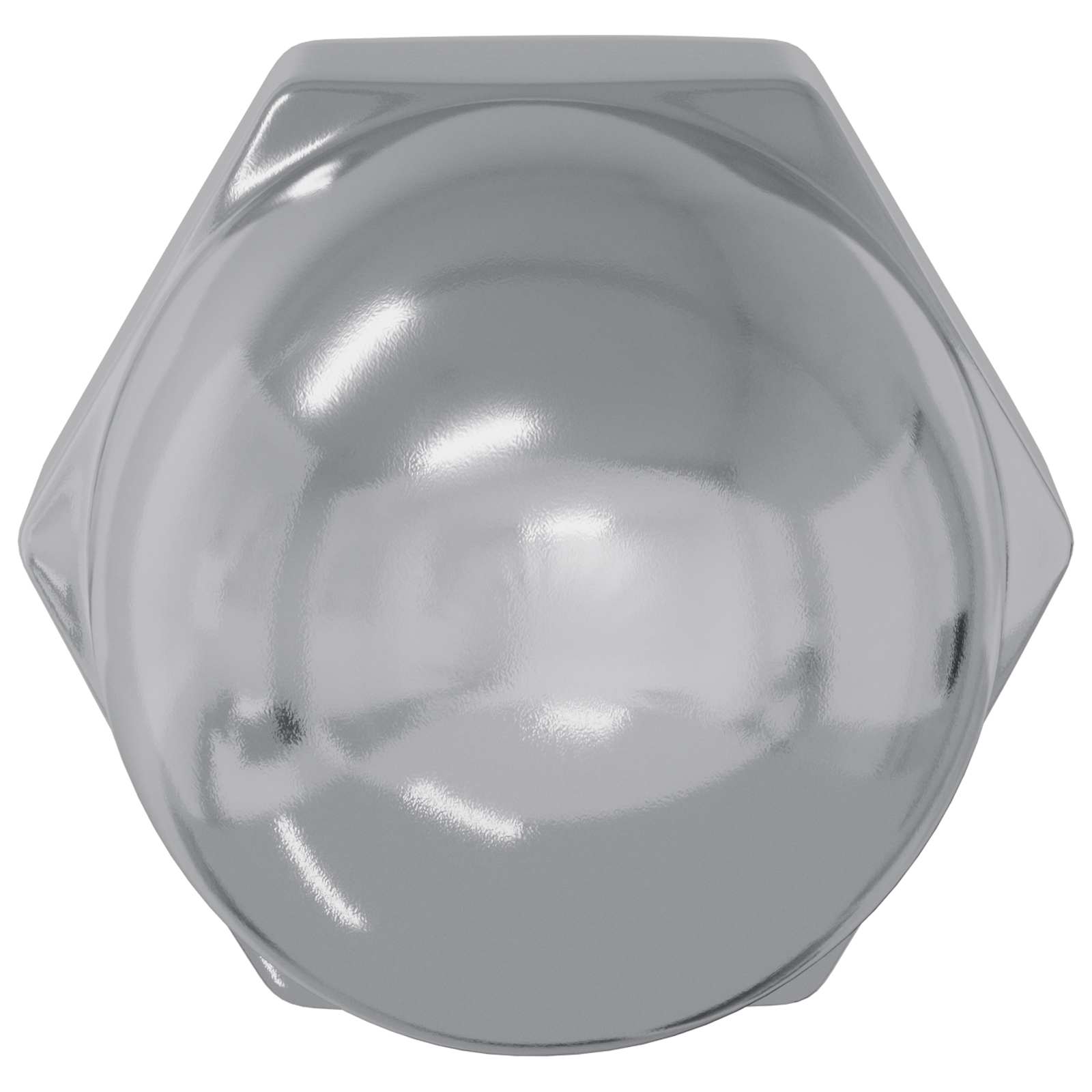 Vidaxl eikelnuts 12 pcs zilver 12,8 x 12,8 x 6,5 cm ijzer