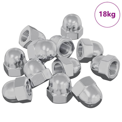 Vidaxl eikelnuts 3913 pcs zilver ijzer