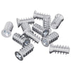 Vidaxl bout 12 pcs zilver m6 x 12 mm ijzer