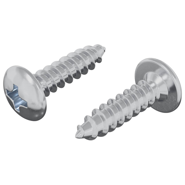 Vidaxl bout 2 st zilver m4 x 16 mm staal