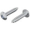 Vidaxl houten schroeven 2 pcs zilver m4 x 20 mm staal