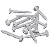 Vidaxl houten schroeven 12 pcs zilver m4 x 28 mm staal