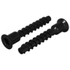 Vidaxl socket cap head schroef 2 pcs zwart 7 x 40 mm ijzer