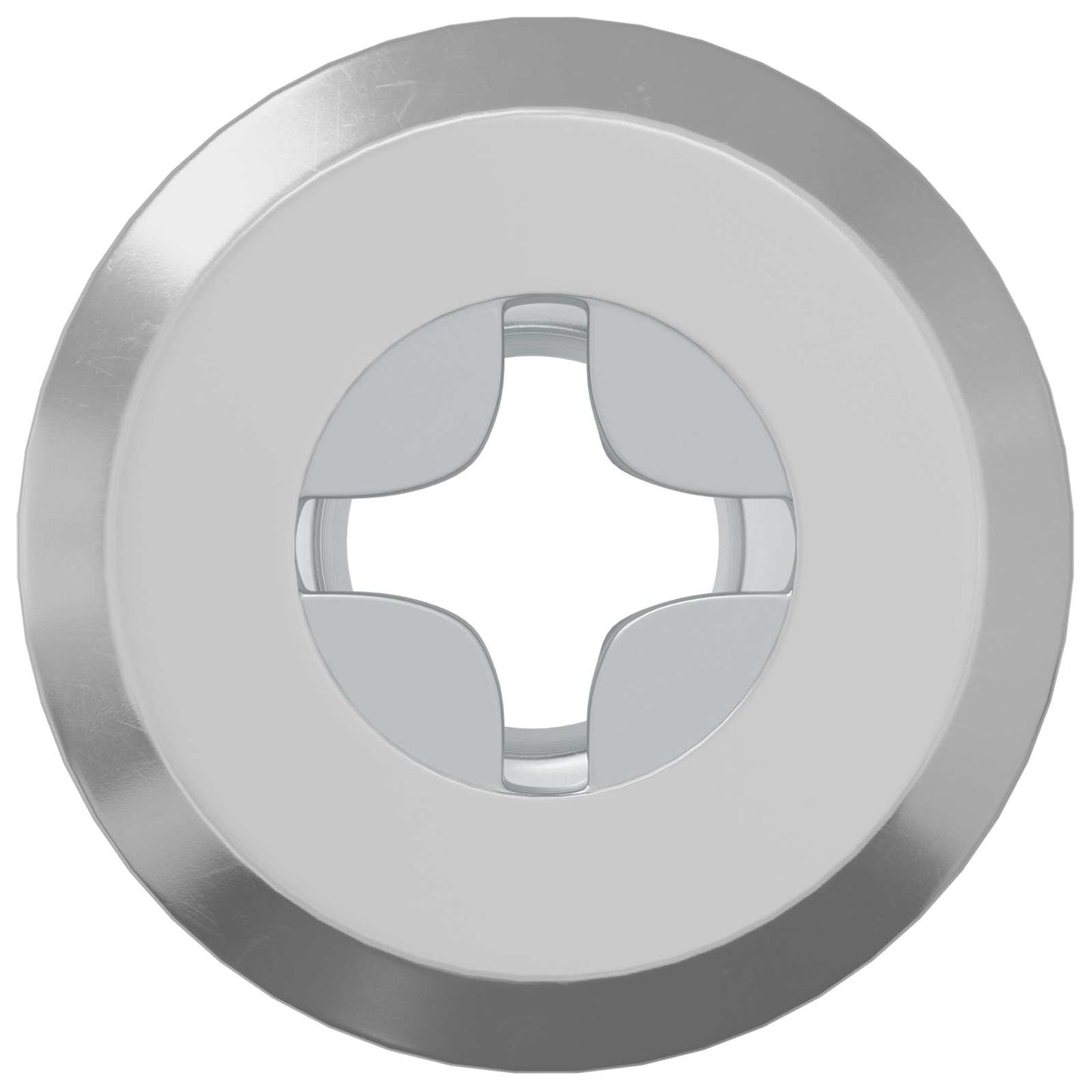 Vidaxl slotmoer 12 pcs zilver m6 x 15 mm staal