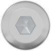 Vidaxl slotschroef effen 4865 pcs zilver staal